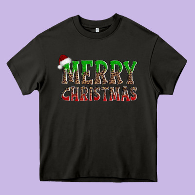 Merry Christmas Heavy Core Tee Designed By Adodesignshop