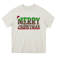Cream merry christmas Heavy Core Tee - AdoDesignShop