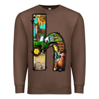 Chestnut farm life alphabet lowercase letters h Premium Sweatshirt - BundleAndBundleShop