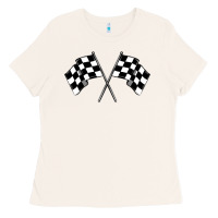 Bone race flag Ladies Tee - MaliasSmallBusiness