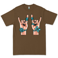 Cacao gemstone rock hand Premium Tee - MaliasSmallBusiness