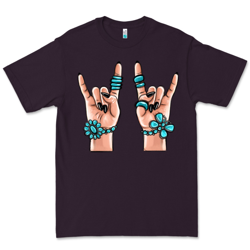 Gemstone Rock Hand Premium Tee by MaliasSmallBusiness | Teevron