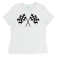 White race flag Ladies Tee - MaliasSmallBusiness