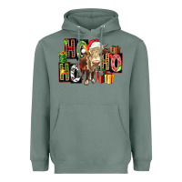 Ho Ho Ho Heifer Heavyweight Hoodie | Teevron