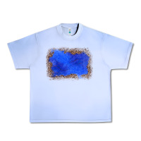 Grape Ice gemstone blue leopard background Urban Heavy Tee - JahusDesignShop