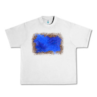 Lunar Rock gemstone blue leopard background Urban Heavy Tee - JahusDesignShop