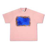 Salmon gemstone blue leopard background Urban Heavy Tee - JahusDesignShop