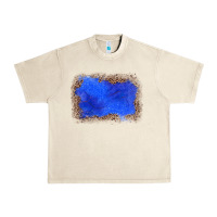 Sandshell gemstone blue leopard background Urban Heavy Tee - JahusDesignShop