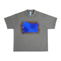 Tornado gemstone blue leopard background Urban Heavy Tee - JahusDesignShop