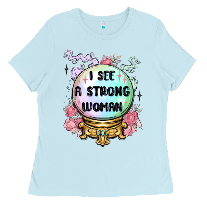 I See A Strong Woman Ladies Tee by MaliasSmallBusiness | Teevron