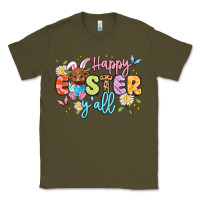 Army Green happy easter yall Classic Tee - Artiststas