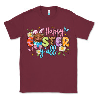 Burgundy happy easter yall Classic Tee - Artiststas