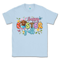 Dusty Blue happy easter yall Classic Tee - Artiststas