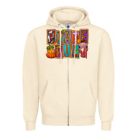 Sandshell Grateful Thanksgiving Zipper Hoodie - FaDigitalArtStudio