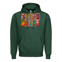 Sports Green Grateful Thanksgiving Zipper Hoodie - FaDigitalArtStudio