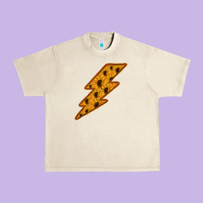 Sunflower Lightning Urban Heavy Tee Designed By Bettercallsaul
