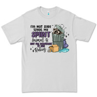 Dove Grey spirit animal raccoon Premium Tee - MaliasSmallBusiness
