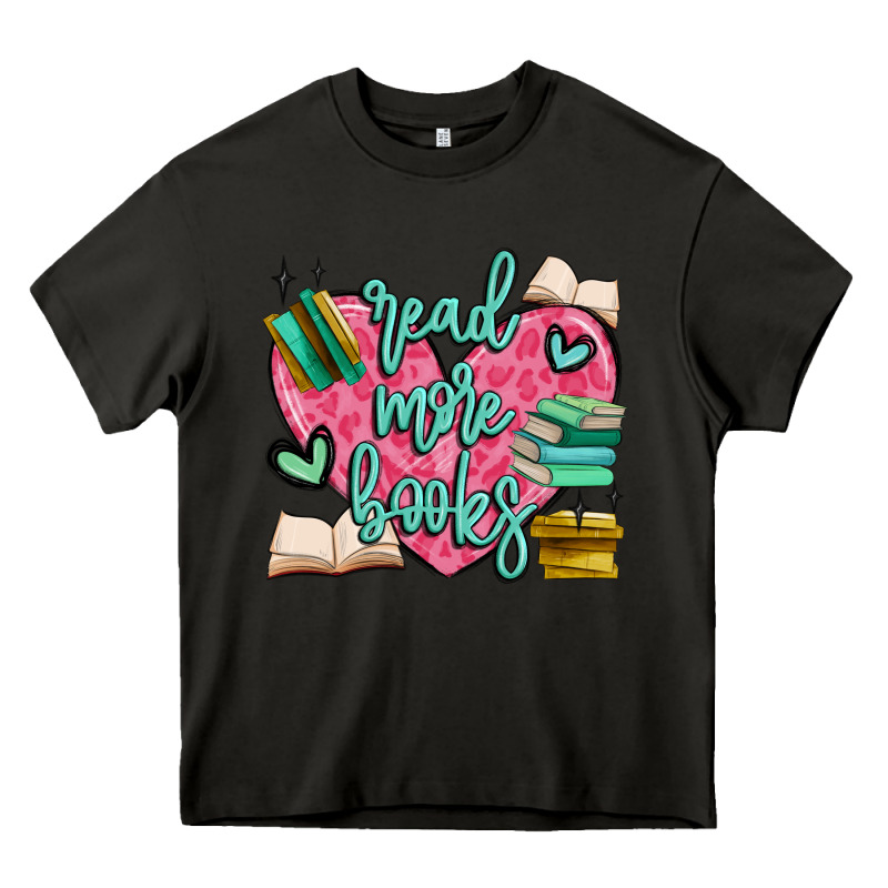 Read More Books Heavy Core Tee by MaliasSmallBusiness | Teevron