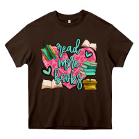Chocolate Brown read more books Heavy Core Tee - MaliasSmallBusiness