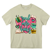 Mossy read more books Heavy Core Tee - MaliasSmallBusiness