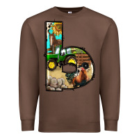 Chestnut farm life alphabet lowercase letters b Premium Sweatshirt - BundleAndBundleShop