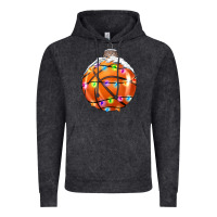 Vintage Black Christmas Basketball Vintage Hoodie - RanaPortraitStore