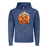 Vintage Denim Christmas Basketball Vintage Hoodie - RanaPortraitStore