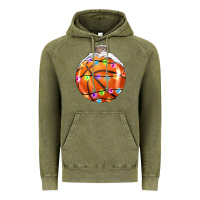Vintage Olive Christmas Basketball Vintage Hoodie - RanaPortraitStore