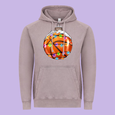 Christmas Basketball Vintage Hoodie Designed By Ranaportraitstore