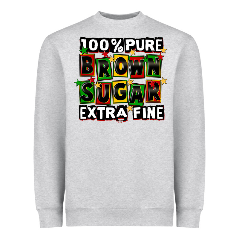 100 Pure Brown Sugar Extra Fine Heavyweight Sweatshirt by CowGirlArtShop | Teevron
