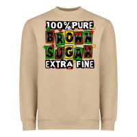 Mushroom 100 pure brown sugar extra fine Heavyweight Sweatshirt - CowGirlArtShop