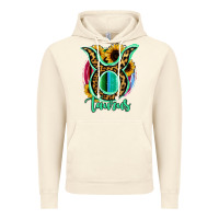 Vintage Artic Taurus Zodiac Sign Sunflower Leopard Serape Vintage Hoodie - RanaPortraitStore
