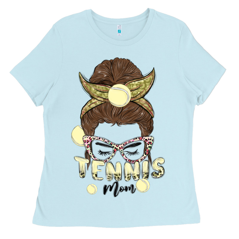 Tennis Mom Ladies Tee by MaliasSmallBusiness | Teevron