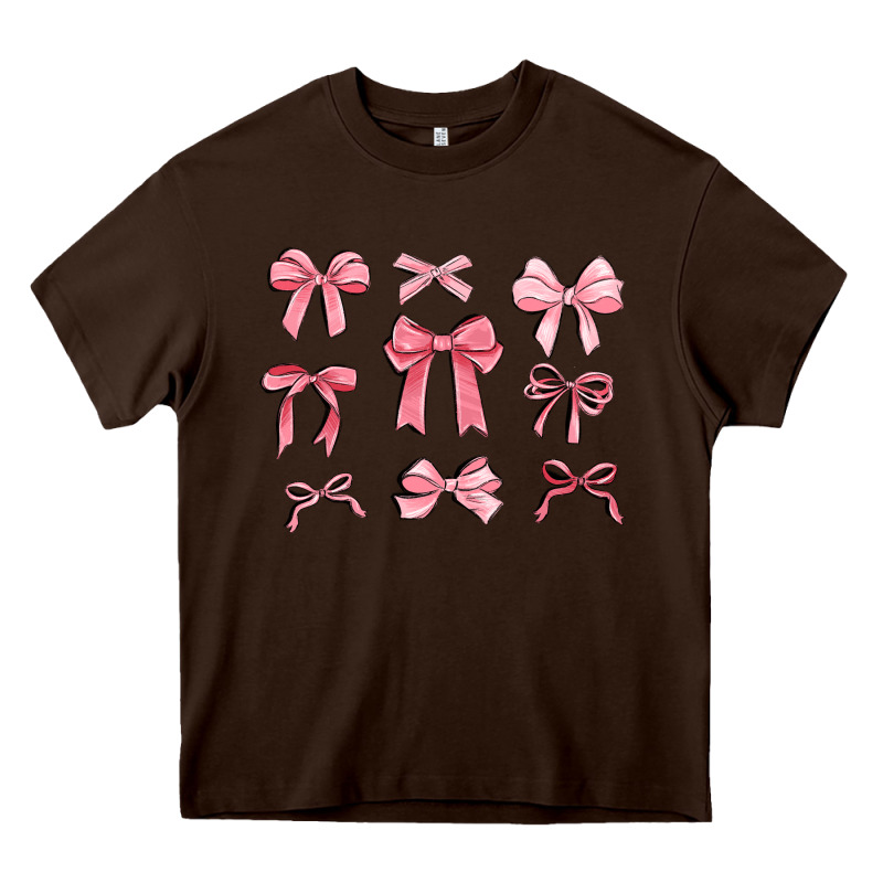 Pink Ribbons Heavy Core Tee by MaliasSmallBusiness | Teevron