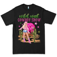 Black wild west cowboy show Premium Tee - NancyCooperArtShop