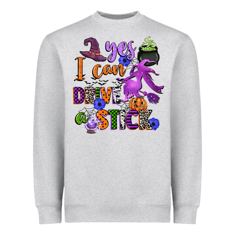 Yes I Can Drive A Stick Heavyweight Sweatshirt by CowGirlArtShop | Teevron