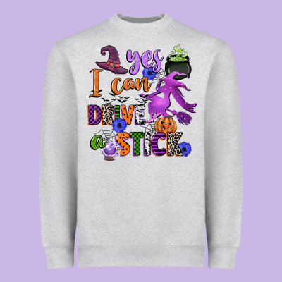 Yes I Can Drive A Stick Heavyweight Sweatshirt Designed By Cowgirlartshop