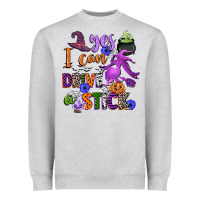 Heather Grey yes i can drive a stick Heavyweight Sweatshirt - CowGirlArtShop