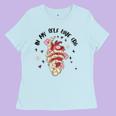 In My Self Love Era Ladies Tee Designed By Maliassmallbusiness