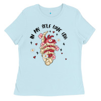 Baby Blue in my self love era Ladies Tee - MaliasSmallBusiness