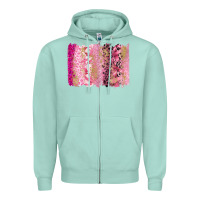 Seafoam cancer brushstroke Zipper Hoodie - FaDigitalArtStudio