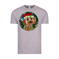Vintage Zinc Cockapoo Christmas Vintage Tee - RanaPortraitStore