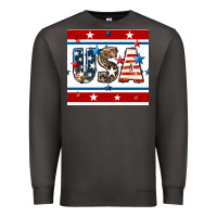 Smoke 4th of july usa seamless pattern Premium Sweatshirt - BundleAndBundleShop