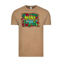 Vintage Coffee mini cita serape background Vintage Tee - BarkalooDesign