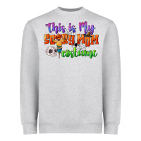 Heather Grey this is my scary mom costume Heavyweight Sweatshirt - CowGirlArtShop