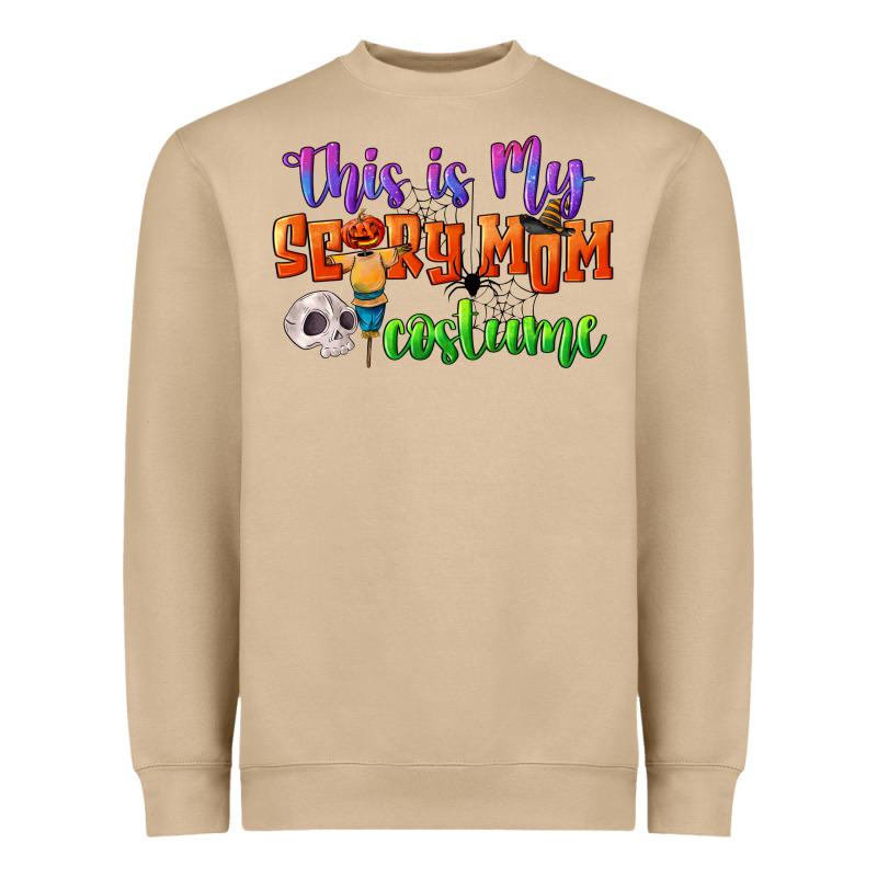 This Is My Scary Mom Costume Heavyweight Sweatshirt by CowGirlArtShop | Teevron