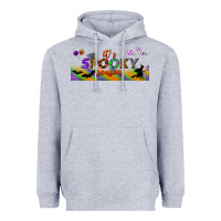 Heather Grey it's spooky season libbey glass Heavyweight Hoodie - BundleAndBundleShop