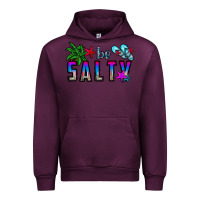 Mauve Wine be salty Urban Hoodie - CowhideDigitalArt