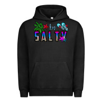 Pigment Black be salty Urban Hoodie - CowhideDigitalArt