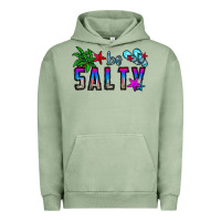 Pigment Oil Green be salty Urban Hoodie - CowhideDigitalArt